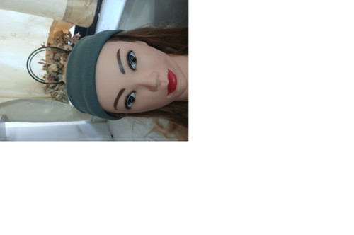 هد بند ساده دخترانه، کشباف دولا نازککبریتی،عرض۵س،طول۲۰س