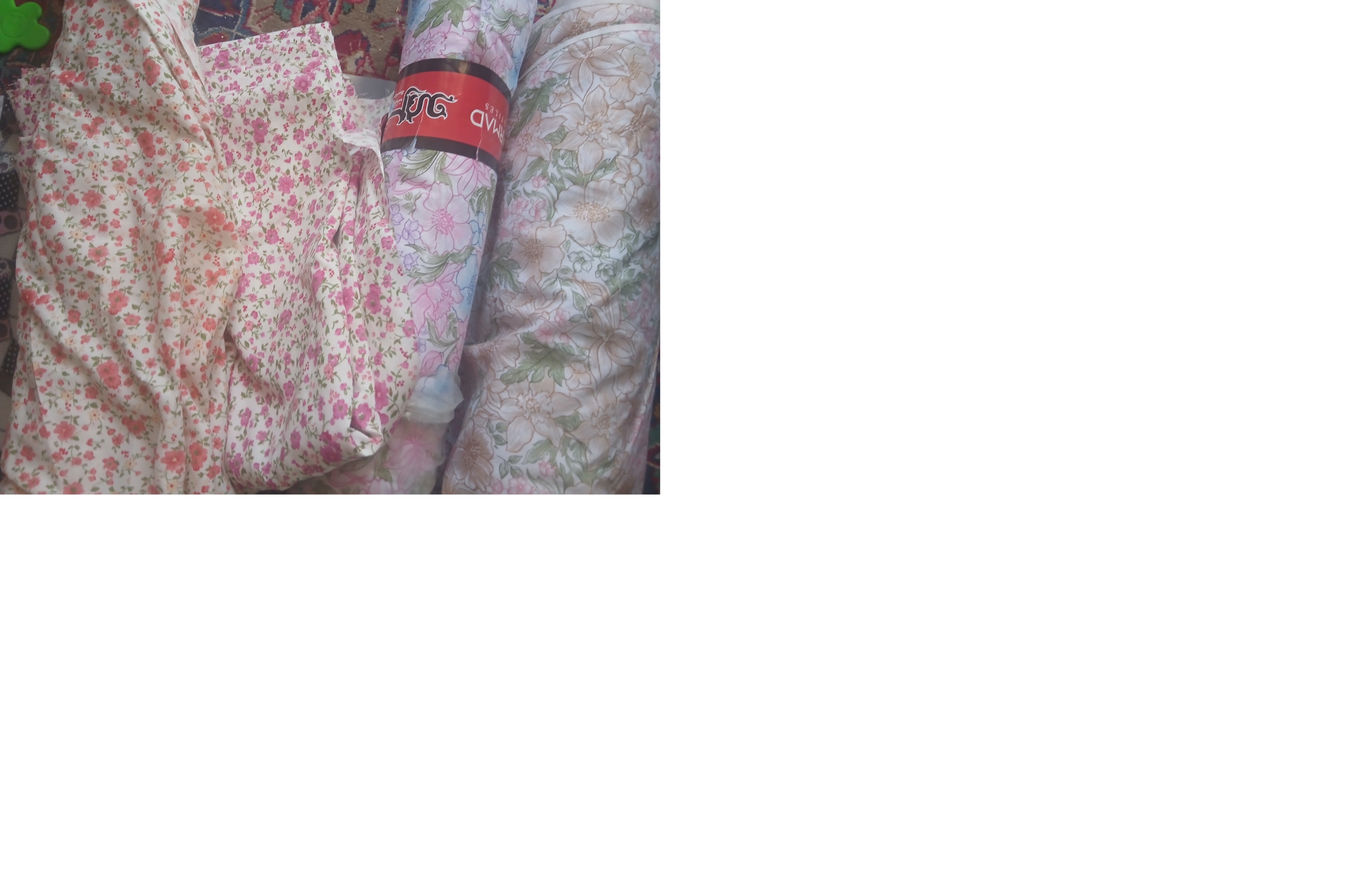 رنگ بندی موجود پارچه تترون سرمد