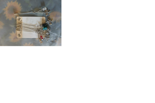 گیره سر لبنانی طرح پروانه و... ، فلزی ،طول ۵ سانت