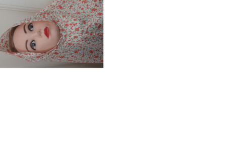 مقنعه ساده ، تترون ، قد ۶۵س، چانه و نقاب و کش به دلخواه