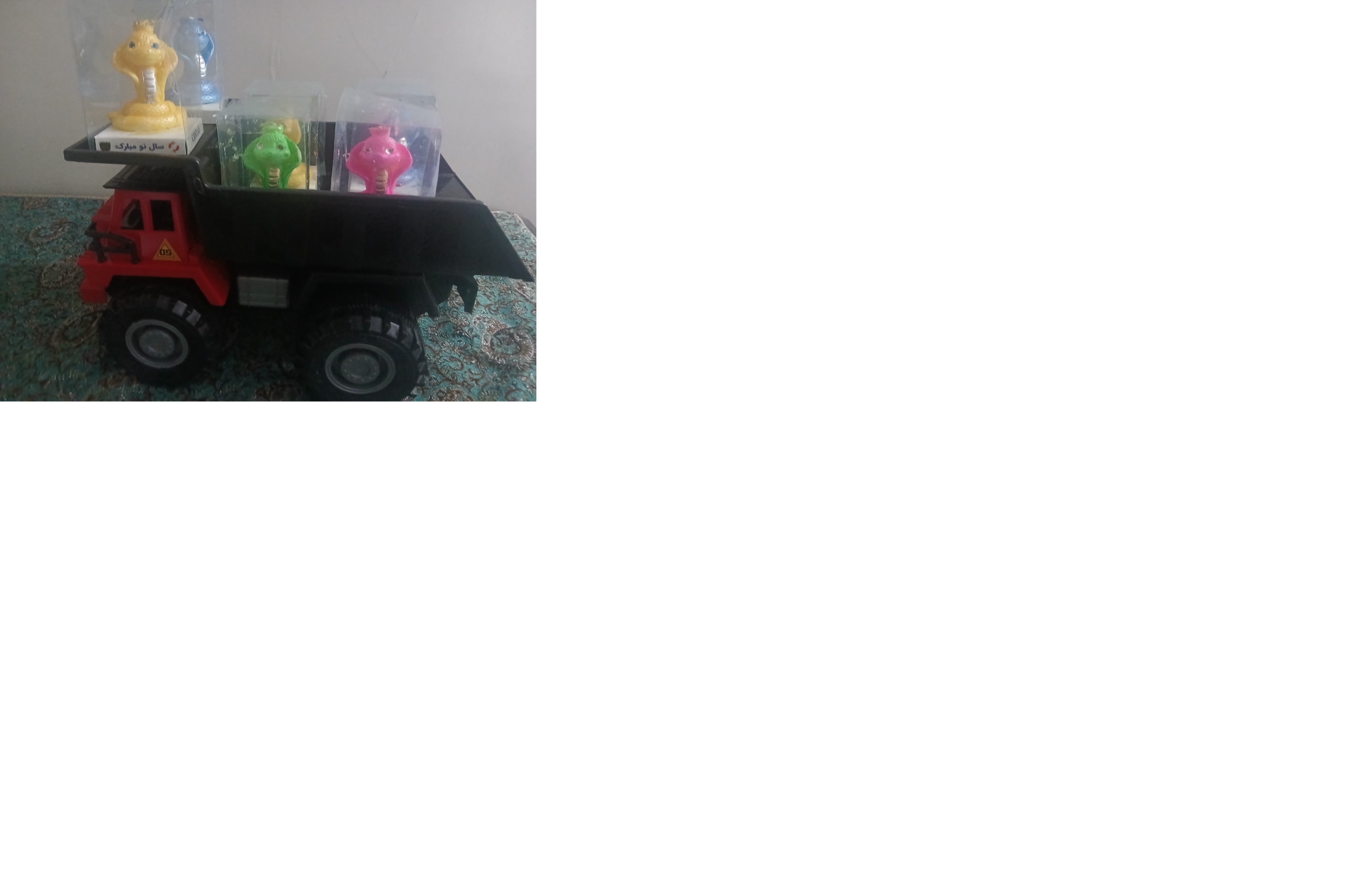 شمع مار ، آبی، سبز ، صورتی،زرد.