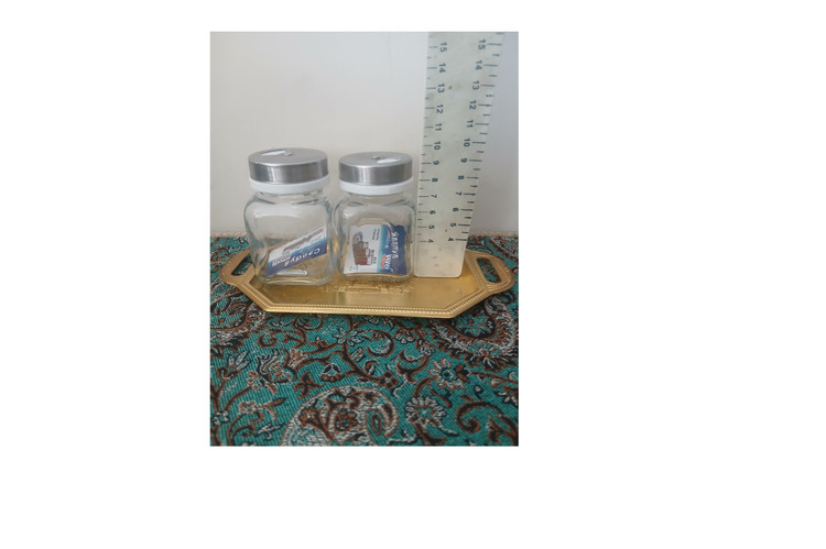 جا ادویه کندی ۸. شیشه ای،۱۰۰cc